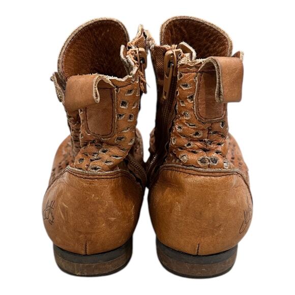 JOHN FLUEVOG Begin Bolero Booties in Burnt Orange - Picture 8 of 9